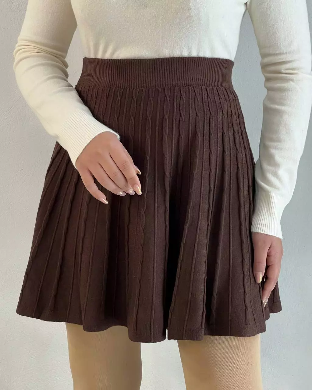 دامن کوتاه بافت کد 5451