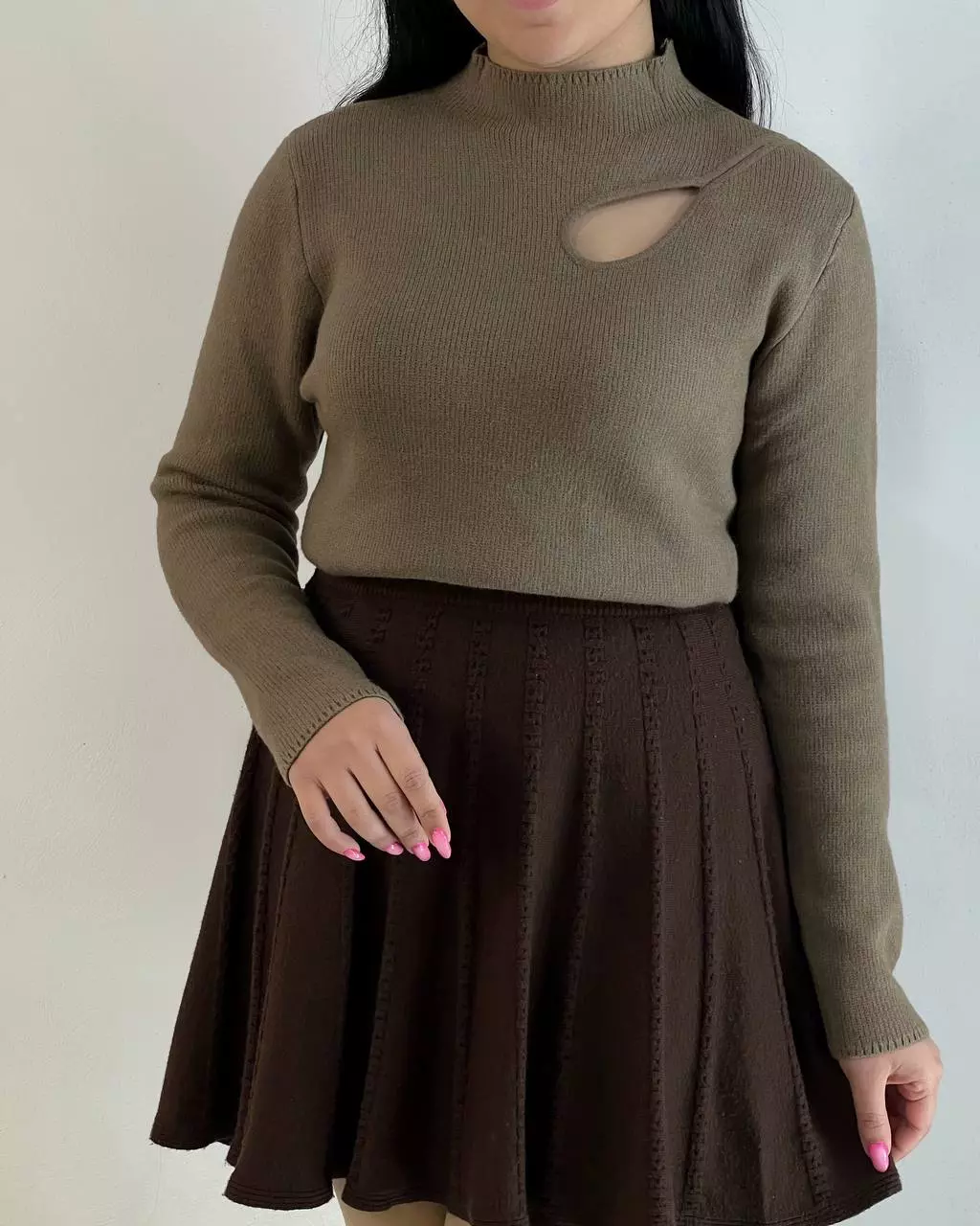 پلیور بافت داخل تمام خز کد 5486