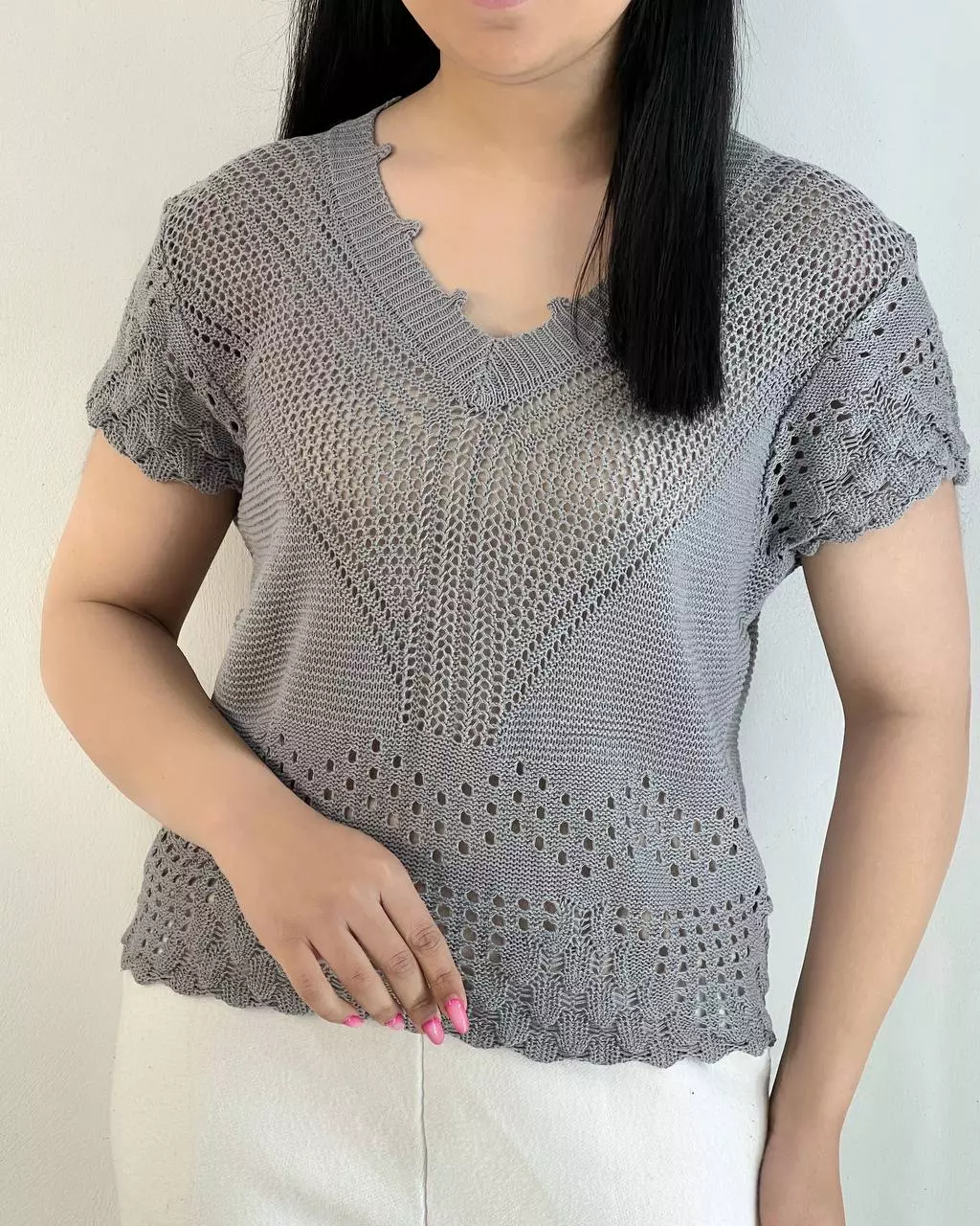 بلوز بافت بوکله 5 رنگ کد 5501