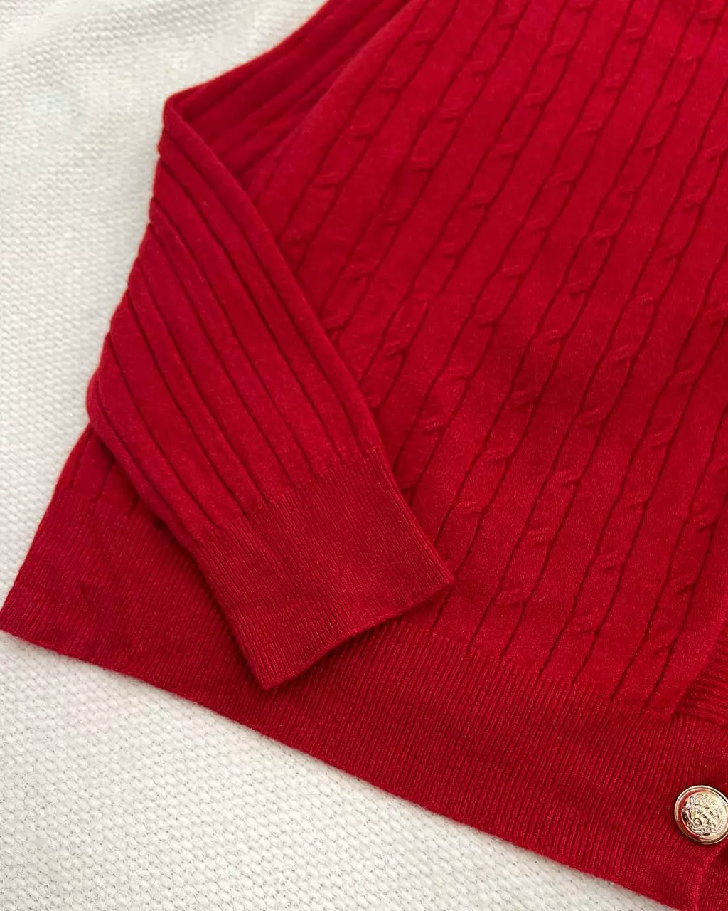 ژاکت بافت جلو دکمه گپ کد 5509