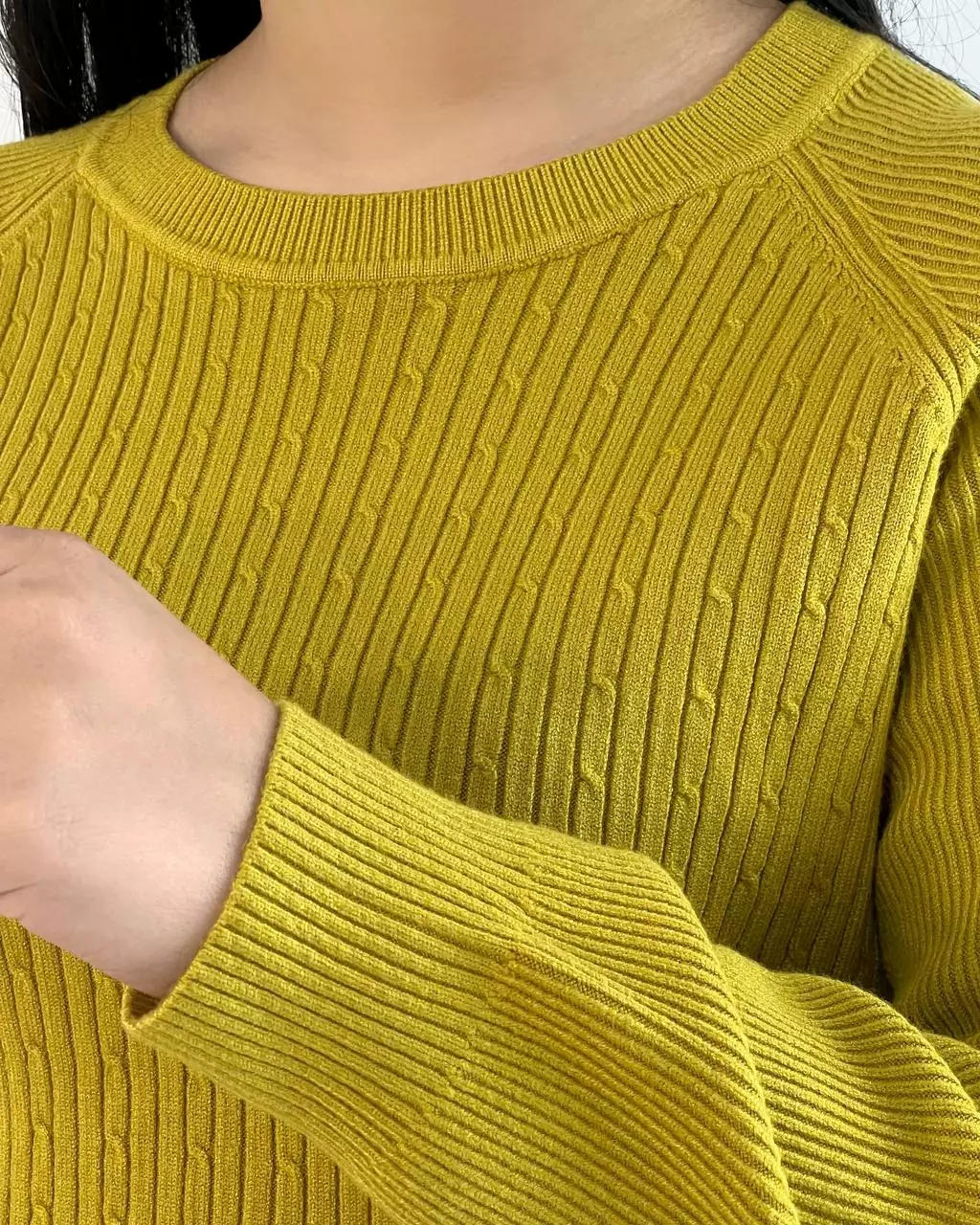 پلیور بافت یقه گرد ساده کد 5512