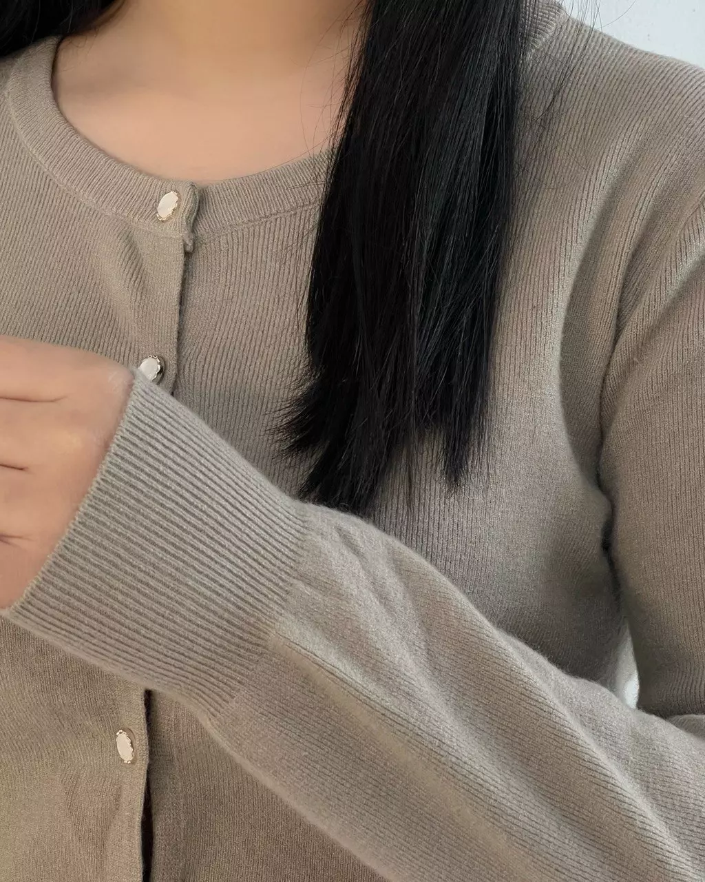 کاردیگن بافت جلو دکمه 4 رنگ کد 5521