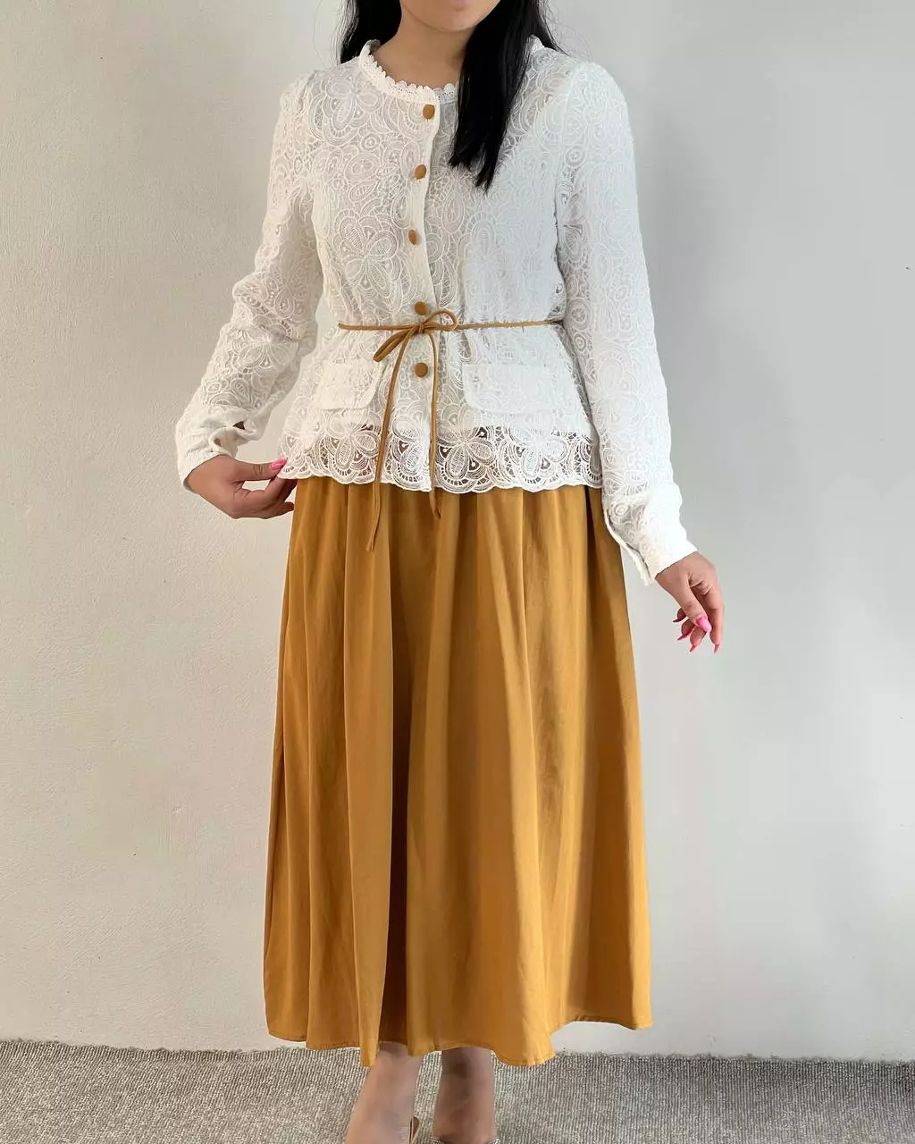 ست شومیز+دامن مجلسی کد 5529