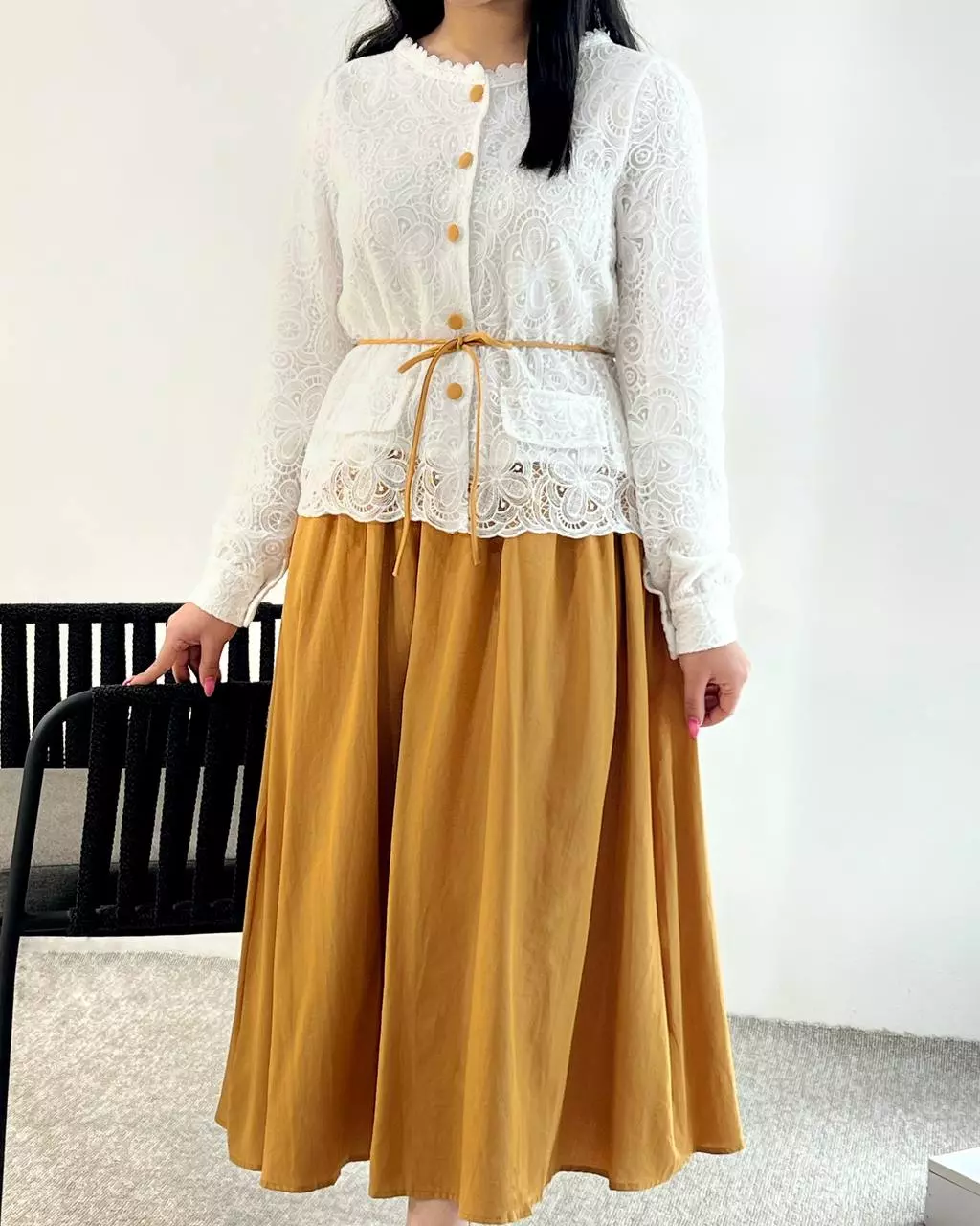 ست شومیز+دامن مجلسی کد 5529