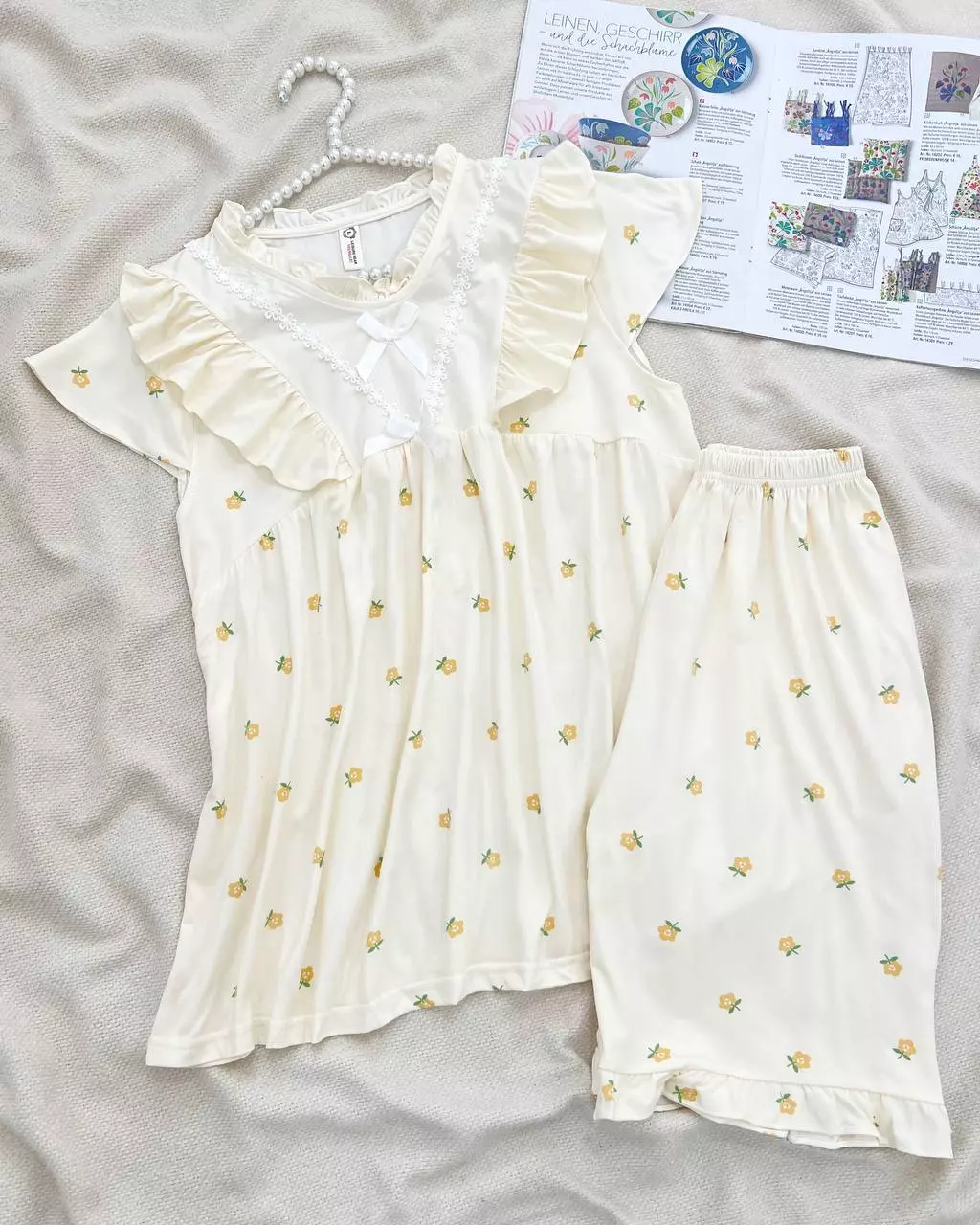 ست بلوز و شلوارک 5 طرح کد 5537