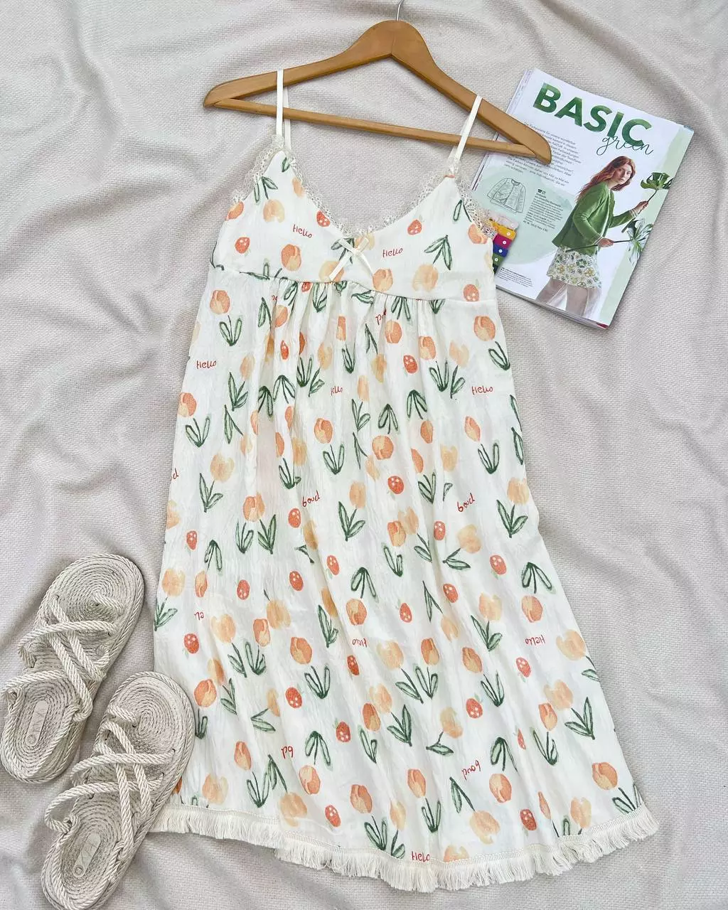 پیراهن کاپ دار کد 5538