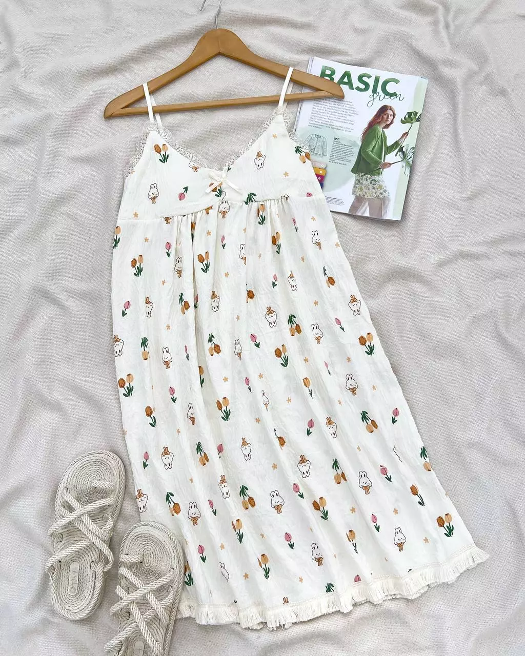 پیراهن کاپ دار کد 5538