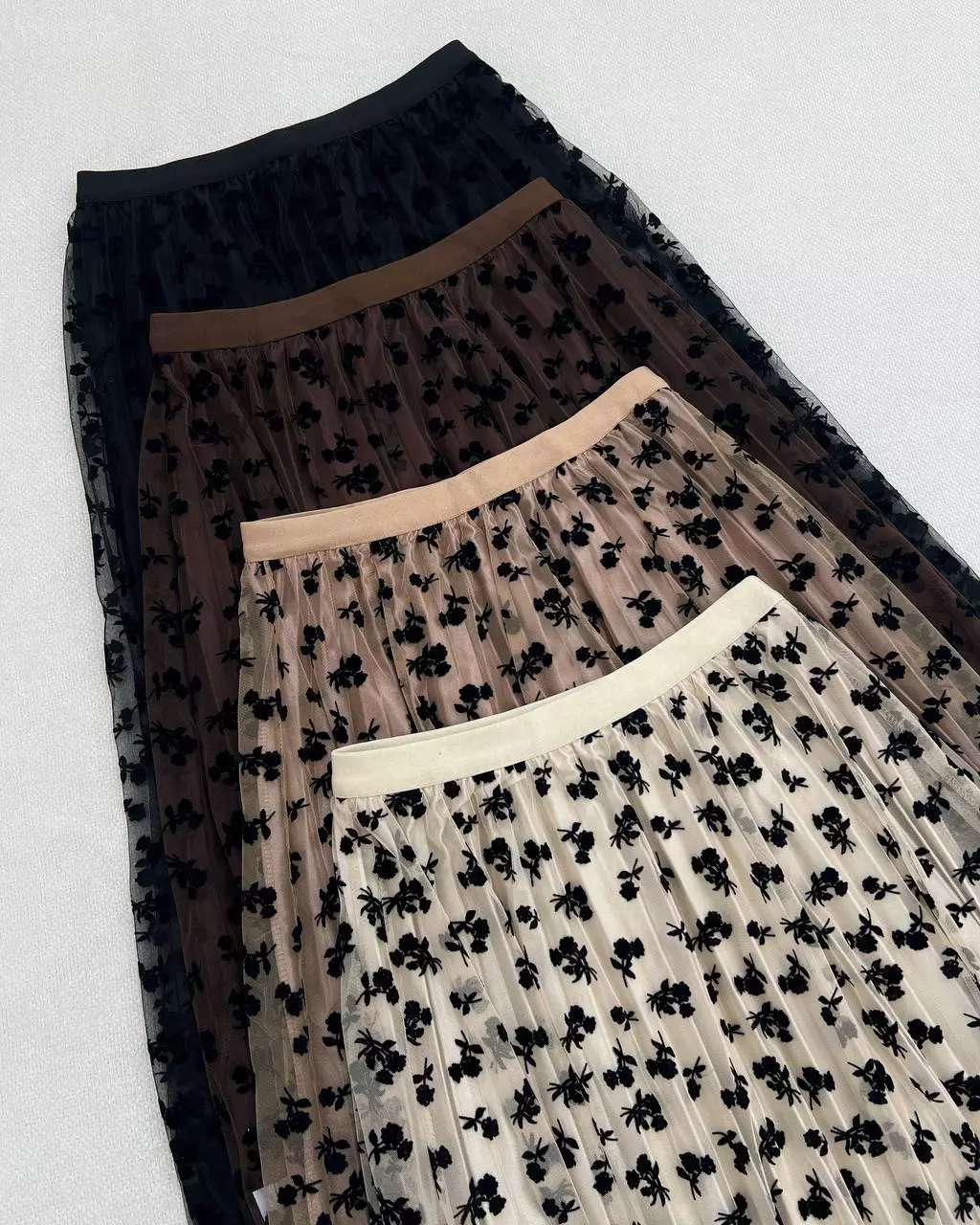 دامن گل مخملی کد 5553