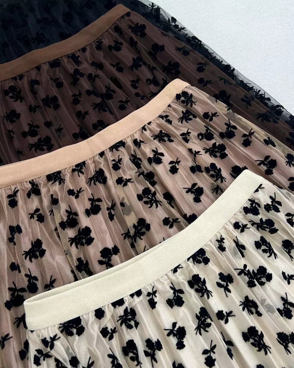 دامن گل مخملی کد 5553