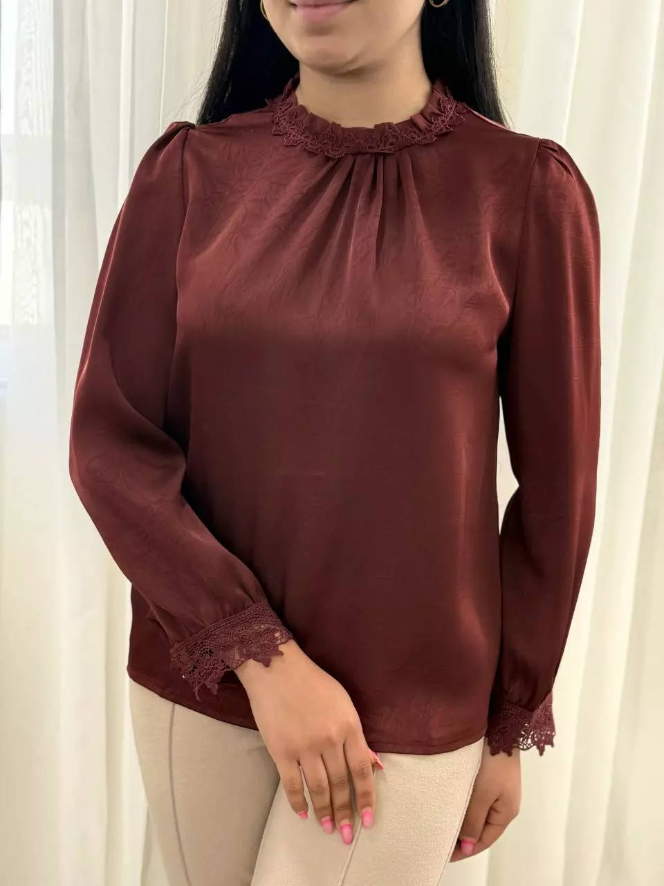 شومیز ساتن کد 5554