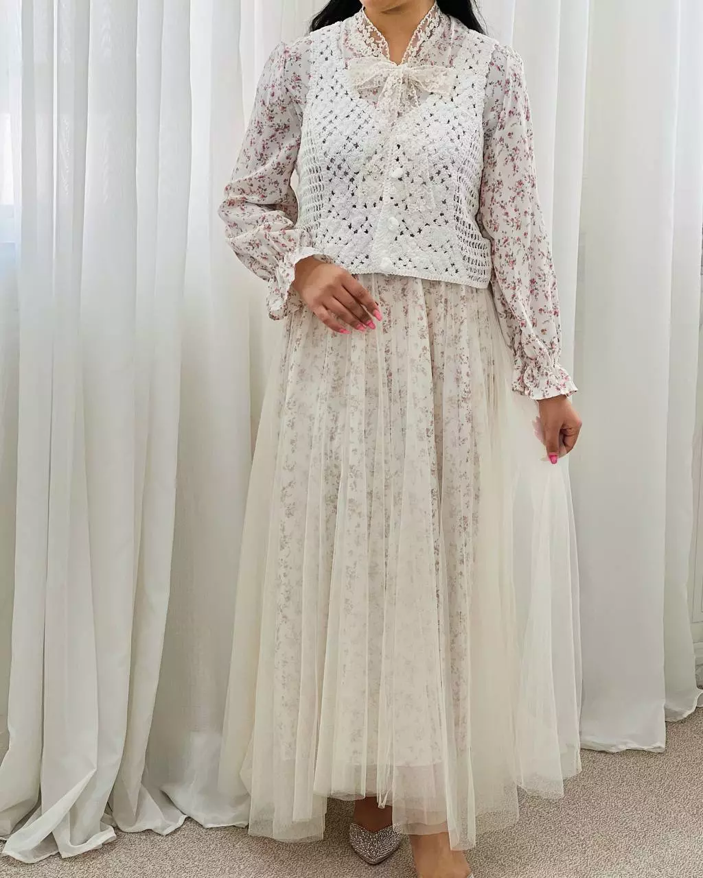 ست پیراهن و جلیقه و کمربند مدل 2 کد 5555