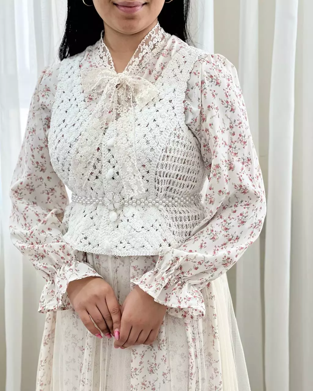 ست پیراهن و جلیقه و کمربند مدل 2 کد 5555