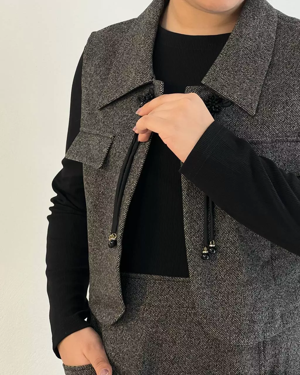 ست سارافن بهمراه جلیقه کد 5440