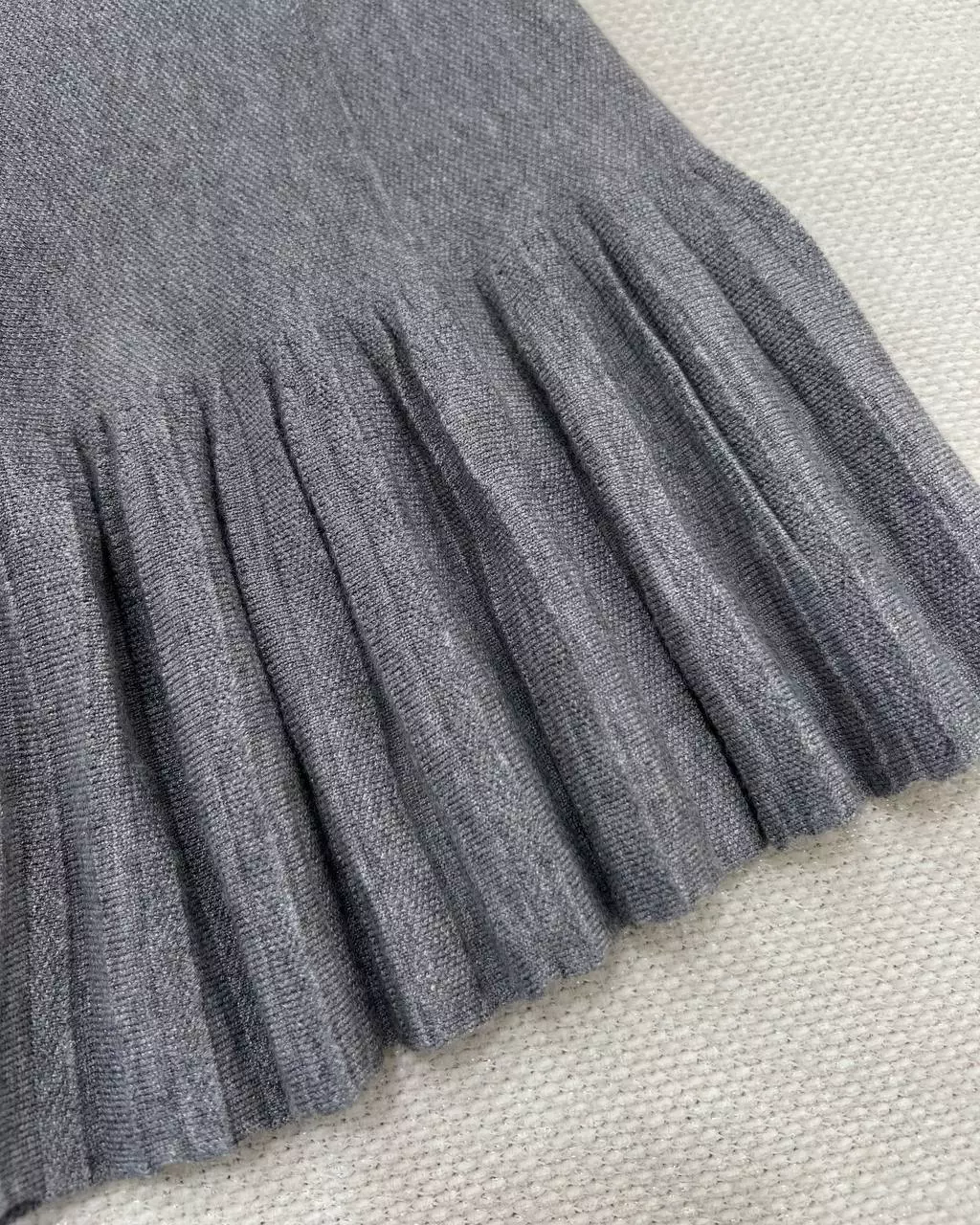 دامن بافت کوتاه پایین پلیسه کد 5496