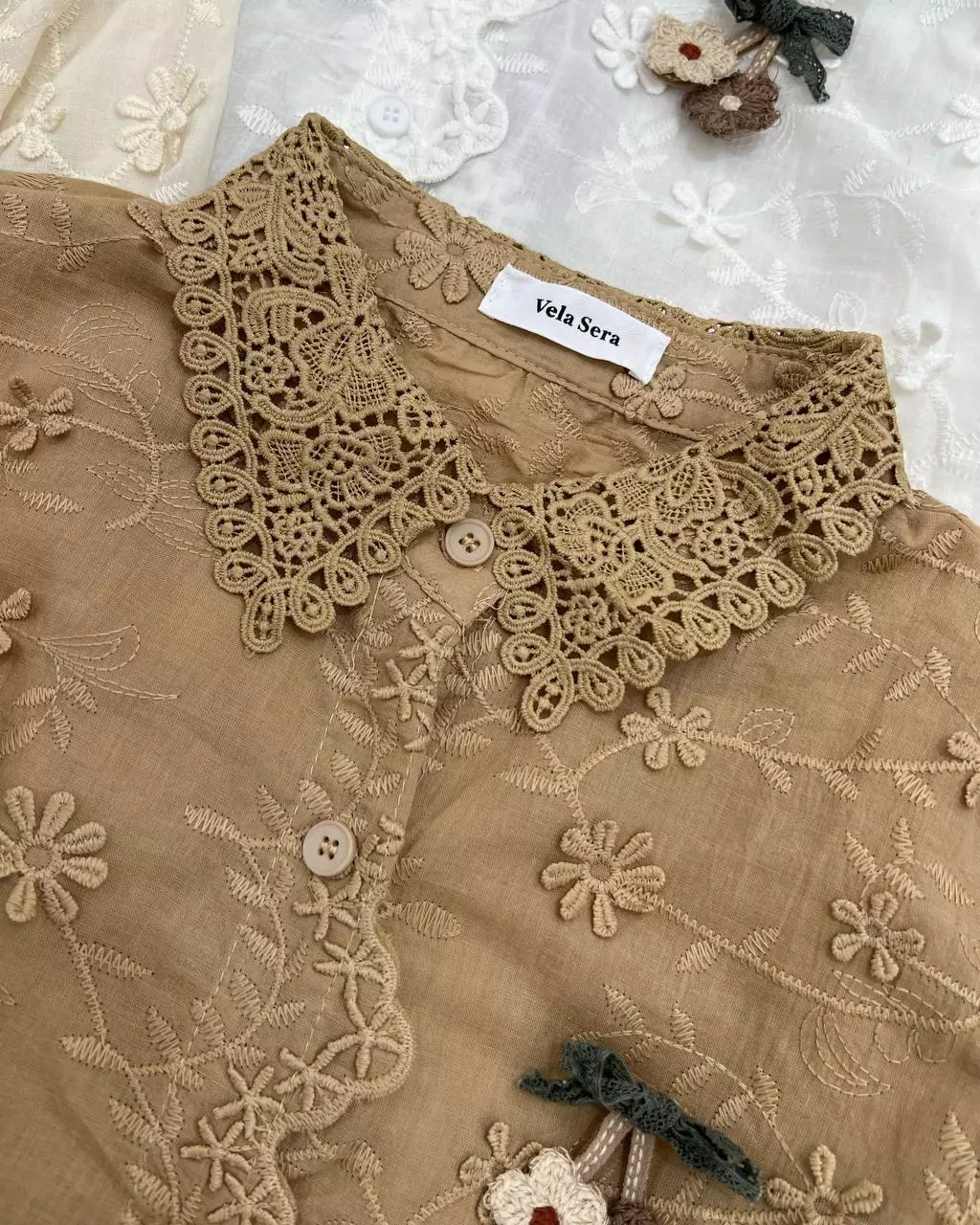 شومیز تمام خامه دوزی اور..جینال کد 5505