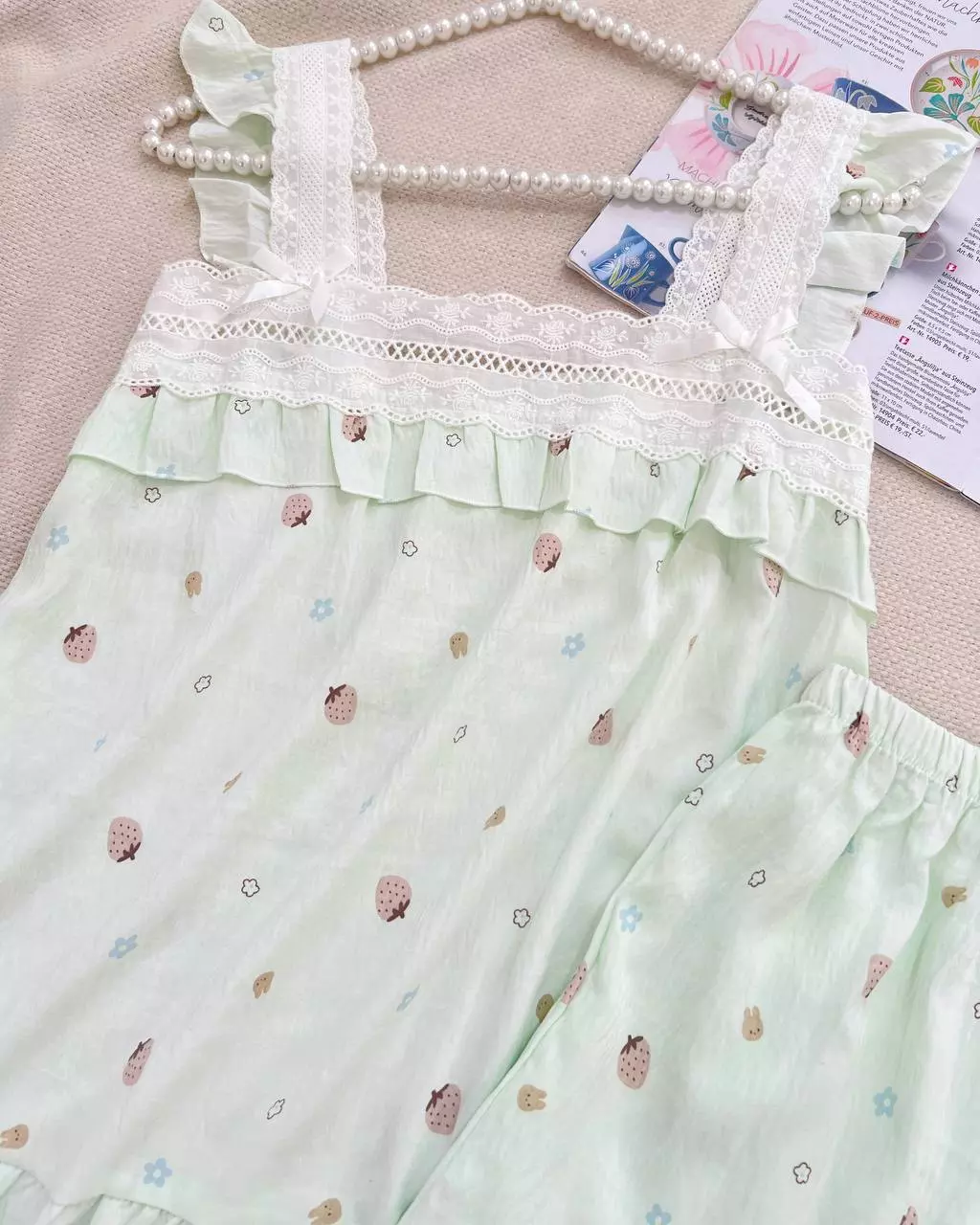 ست تاپ و شلوارک عروسکی کد 5534