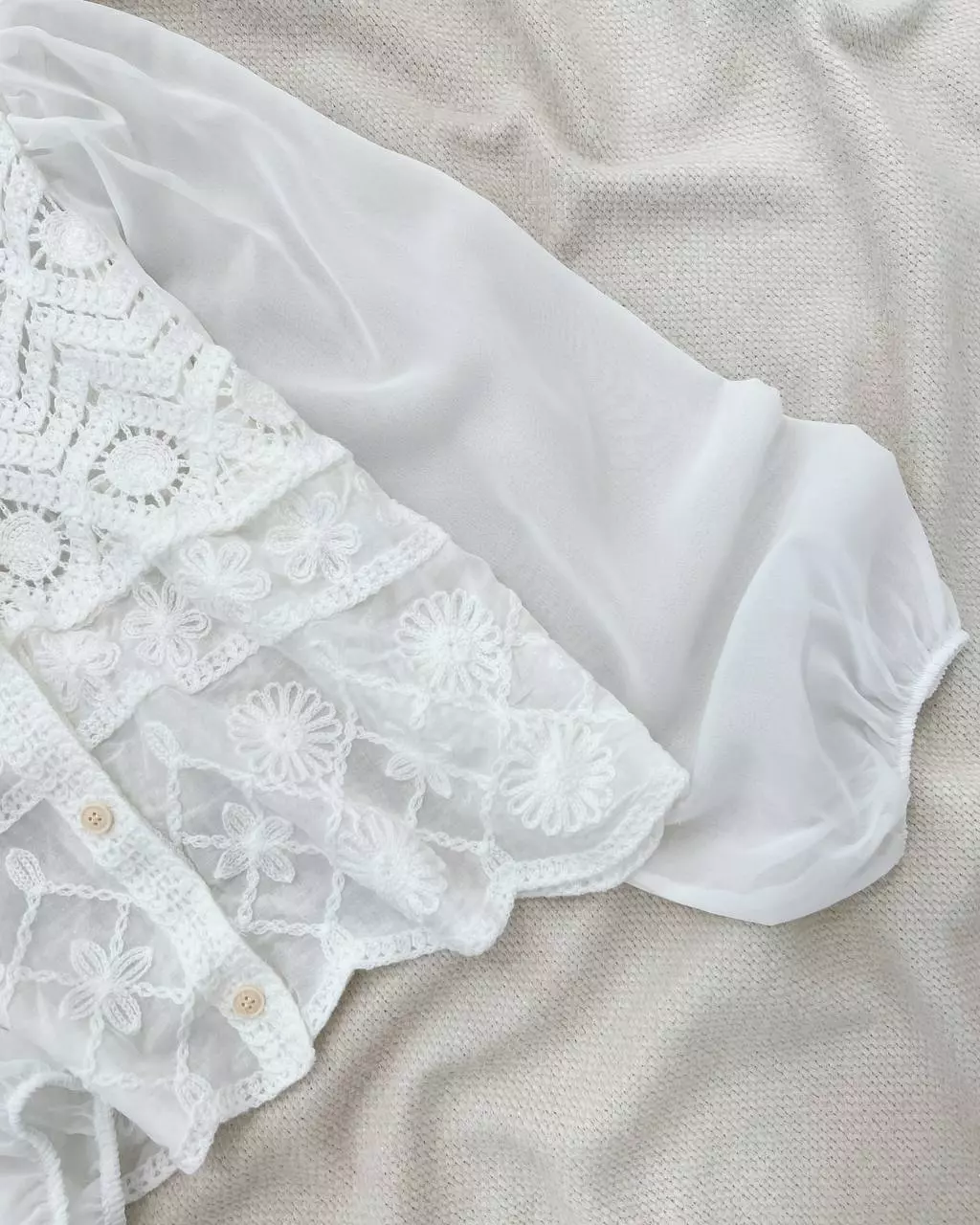 شومیز قلاب بافی جلو دکمه کد 5563