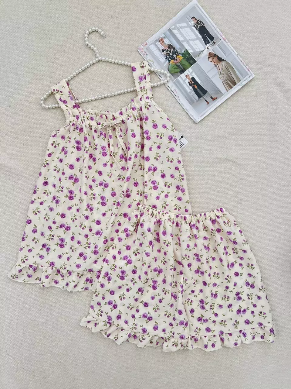 ست تاپ و شورتک چین چین کد 5599