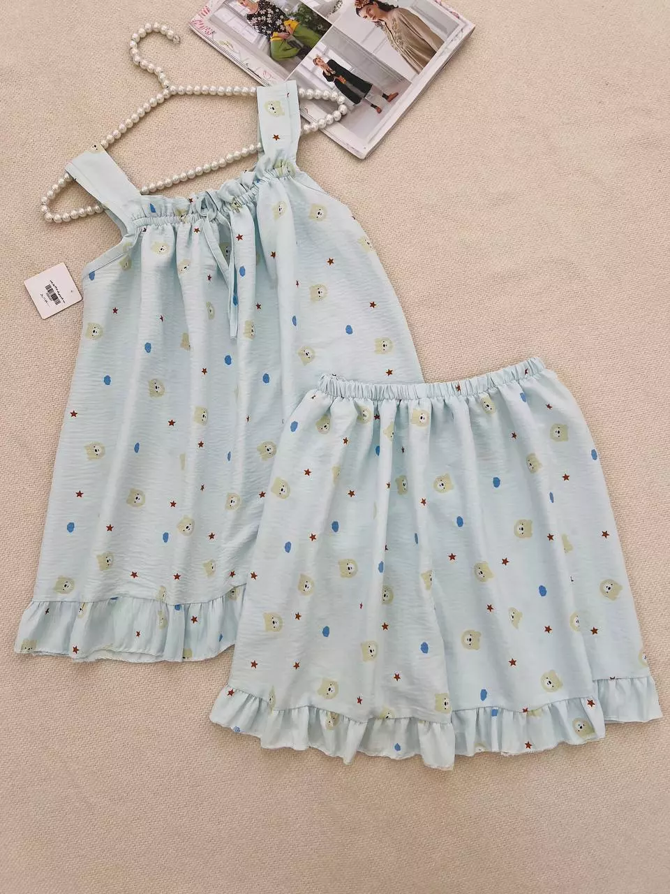 ست تاپ و شورتک چین چین کد 5599