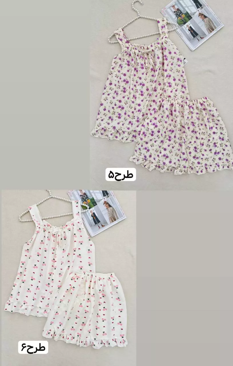 ست تاپ و شورتک چین چین کد 5599
