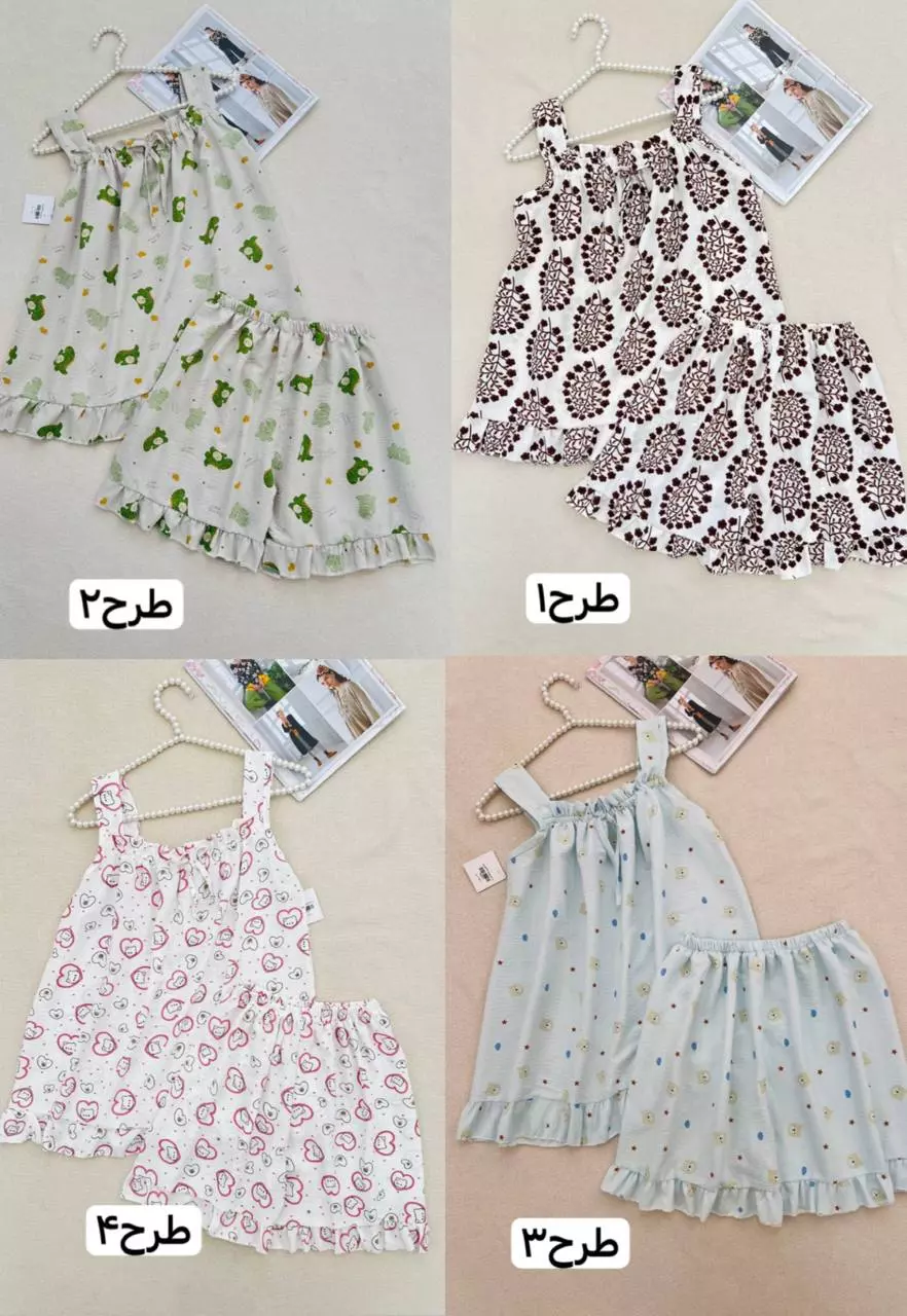 ست تاپ و شورتک چین چین کد 5599