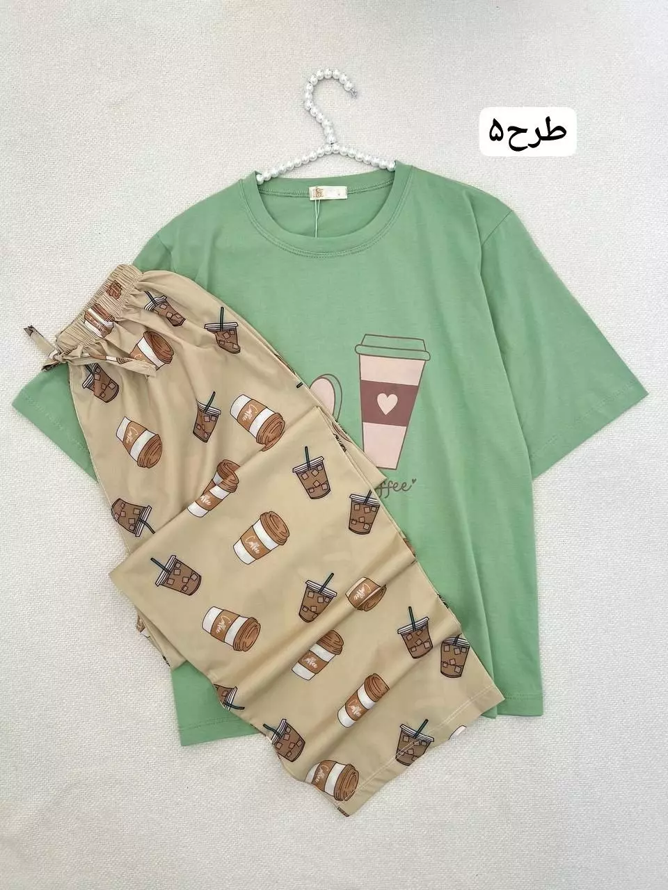 ست تیشرت و شلوار راحتی ۹ طرح کد 5605