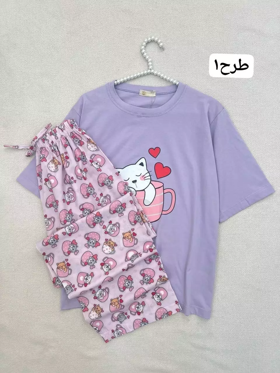 ست تیشرت و شلوار راحتی ۹ طرح کد 5605