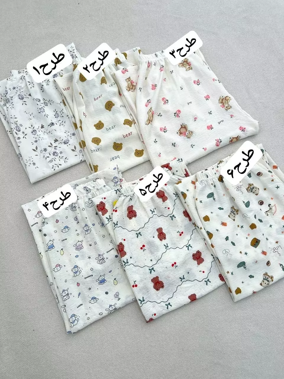شلوار عروسکی ۶ طرح کد 5611
