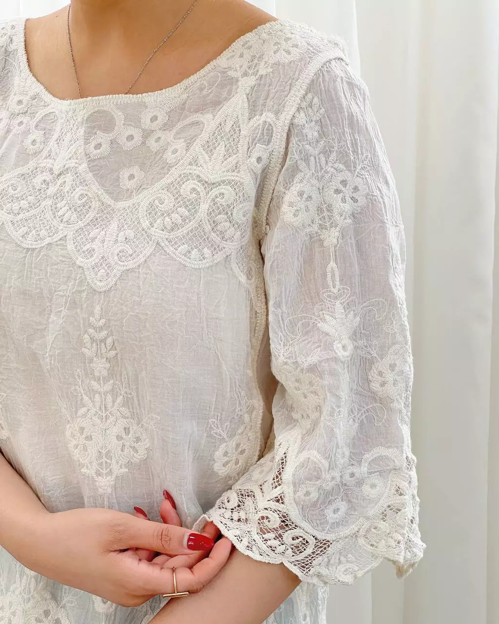تونیک الیاف طبیعی ۳ رنگ کد 5614