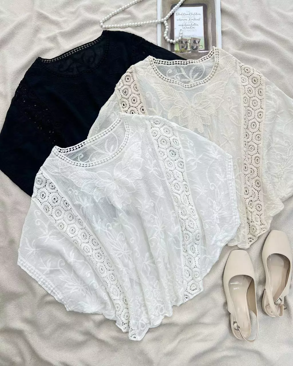 شومیز پانچ قلاب بافی کد 5618