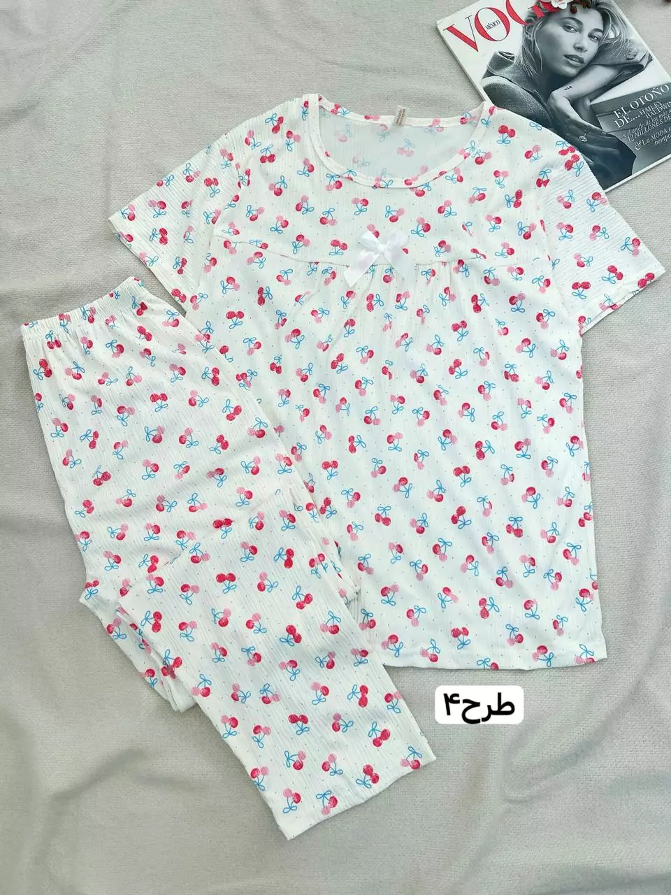 ست بلوز و شلوار کریشه کد 5745